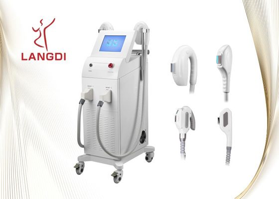 2 Handpieces Painless Ipl Shr Hair Removal Machine For Beauty Salon
