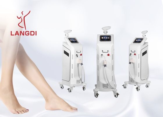 White 400ms 808nm Diode Laser Hair Removal System For Clinic